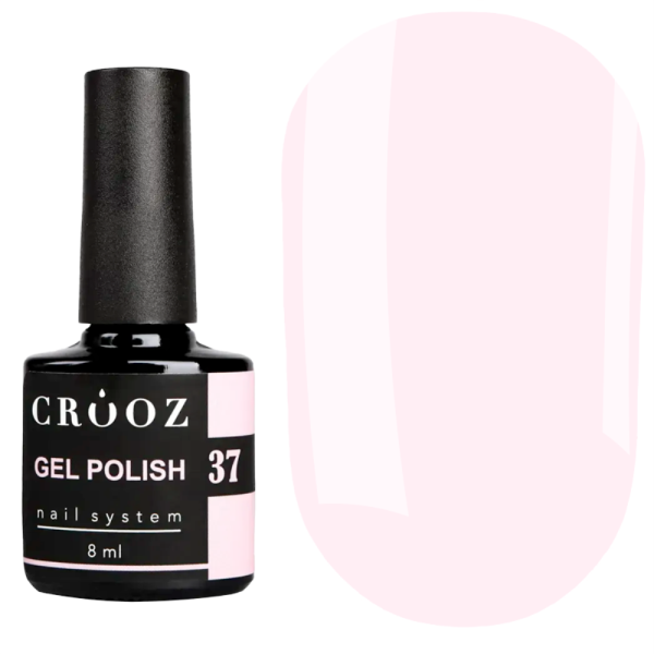 Гель лак Crooz Gel Polish №037, ніжно-рожевий, 8 мл