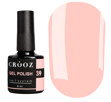 Гель лак Crooz Gel Polish №039, телесно-розовый, 8 мл