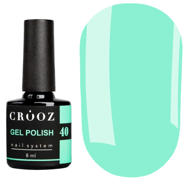 Гель лак Crooz Gel Polish №040, тиффани, 8 мл