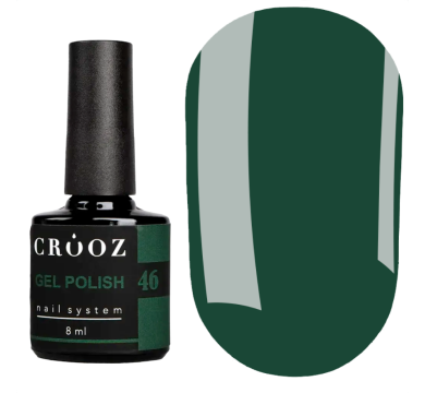 Гель лак Crooz Gel Polish №046, зелений, 8 мл