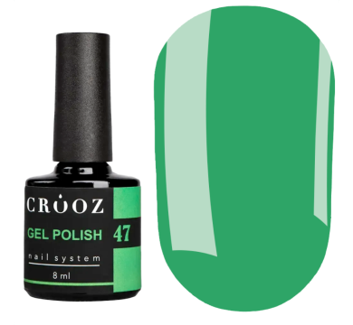 Гель лак Crooz Gel Polish №047, світло-зелений, 8 мл