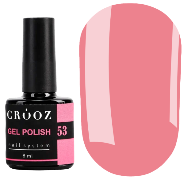 Гель лак Crooz Gel Polish №053, розовый, 8 мл