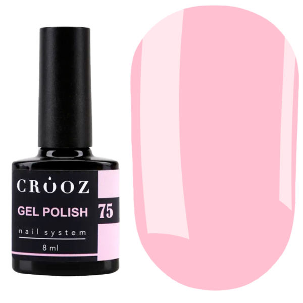Гель лак Crooz Gel Polish №075, розово-малиновый, 8 мл