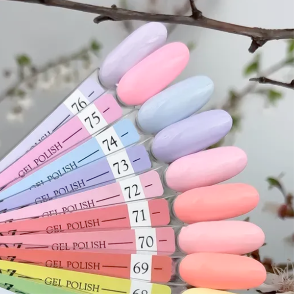 Гель лак Crooz Gel Polish №076, лавандовый, 8 мл