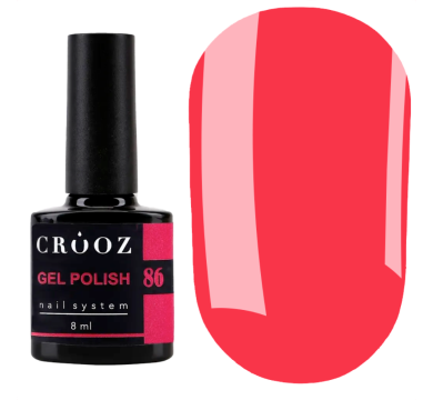 Гель лак Crooz Gel Polish №086, малиновый, 8 мл