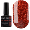Гель лак Crooz Gel Polish №090, червоний із шиммером, 8 мл