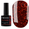 Гель лак Crooz Gel Polish №094, червоний з великим шиммером, 8 мл