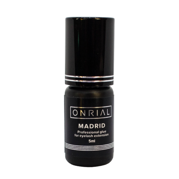 Клей для вій Onrial Glue "Madrid", швидкість зчеплення 0.5-1 сек., 5 мл (до 15.01.2027)