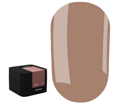 Гель для нарощування Biblioteka Builder Gel №14 Walnut, горіховий, 30 мл