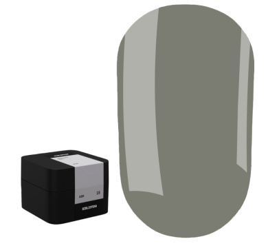 Гель для наращивания Biblioteka Builder Gel №15 Ash, серый, 30 мл