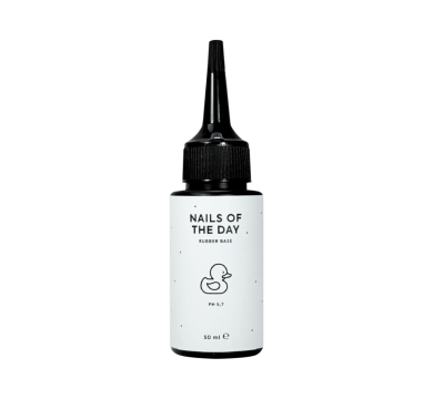 База каучуковая NAILSOFTHEDAY Base Rubber, прозрачная, 50 мл