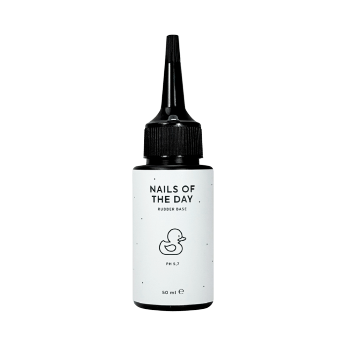 База каучуковая NAILSOFTHEDAY Base Rubber, прозрачная, 50 мл