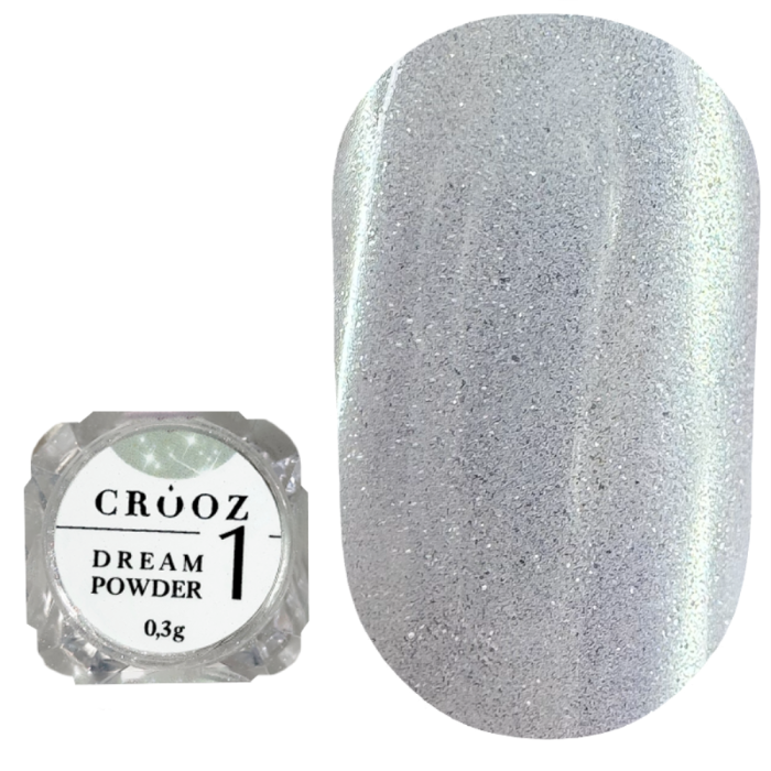 Втирка Crooz "Dream Powder" №01, металічний перламутр, 0,3 г