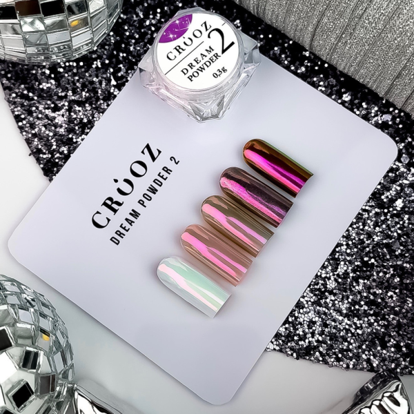 Втирка Crooz "Dream Powder" №02, фиолетово-розовая, 0,3 г