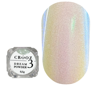Втирка Crooz "Dream Powder" №03, бирюзовая, 0,3 г