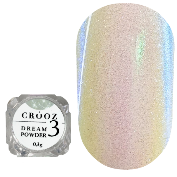 Втирка Crooz "Dream Powder" №03, бирюзовая, 0,3 г