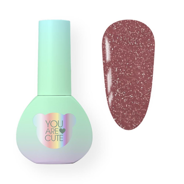 Гель-лак світловідбиваючий You Are Cute Color №145, теракотовий, 5 мл