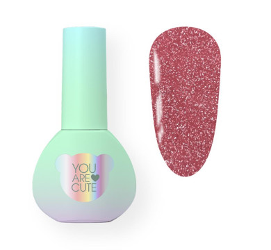 Гель-лак светоотражающий You Are Cute Color №146, красно-розовый, 5 мл