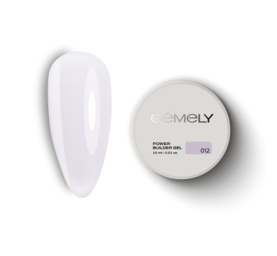 Гель для наращивания GEMELY Power Builder Gel №012, розово-лиловый, 30 мл