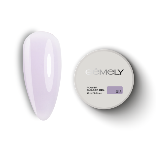 Гель для наращивания GEMELY Power Builder Gel №013, лиловый, 30 мл