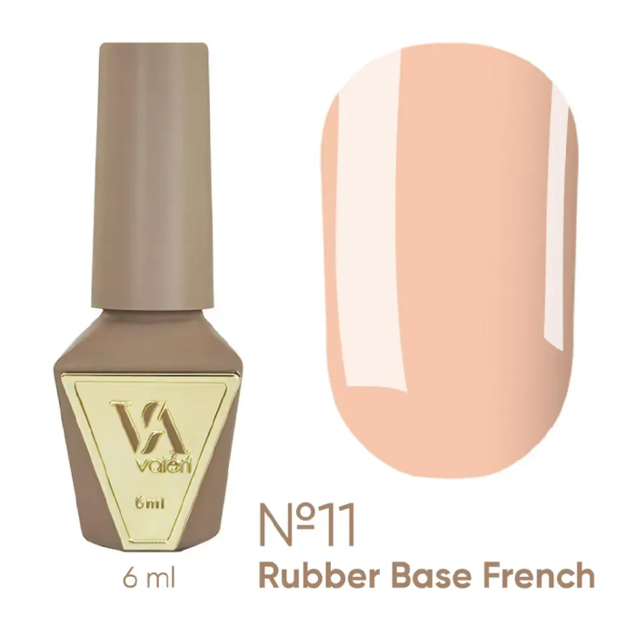 База камуфлююча Valeri Rubber Base French New №011, персикова, 6 мл