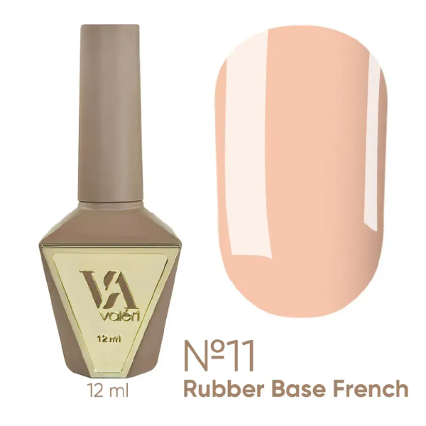 База камуфлююча Valeri Rubber Base French New №011, персикова, 12 мл