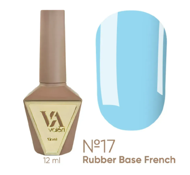 База камуфлююча Valeri Rubber Base French New №017, блакитна, 12 мл