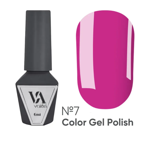 Гель-лак Valeri Color New №007, малиновый, 6 мл