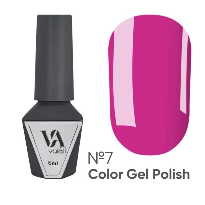 Гель-лак Valeri Color New №007, малиновый, 6 мл