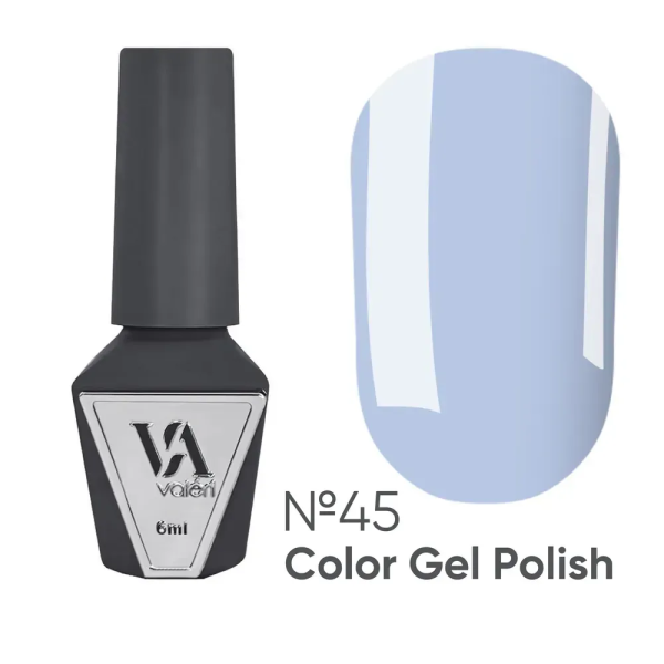 Гель-лак Valeri Color New №045, серо-голубой, 6 мл