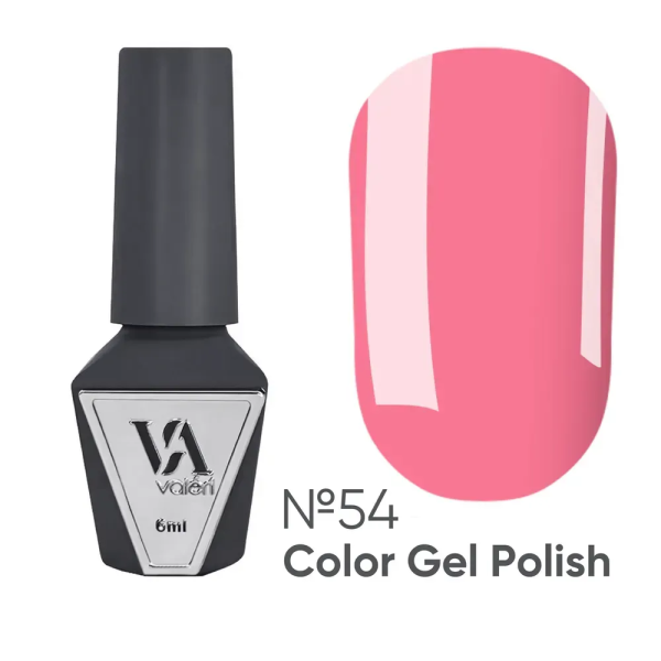 Гель-лак Valeri Color New №054, розово-персиковый, 6 мл