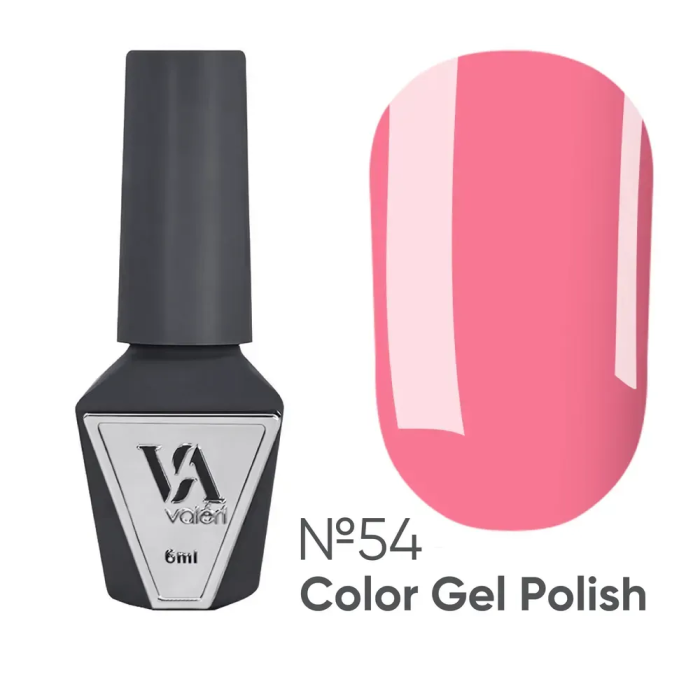 Гель-лак Valeri Color New №054, розово-персиковый, 6 мл