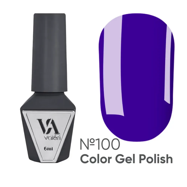 Гель-лак Valeri Color New №100, яскраво-синій, 6 мл