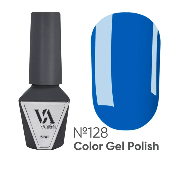 Гель-лак Valeri Color New №128, синій, 6 мл