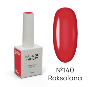 Гель-лак, один шар NAILSOFTHEDAY Let’s Special Winter №140 Roksolana, червоний, 10 мл
