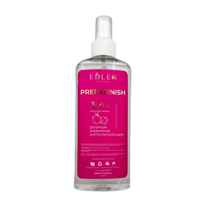 Обезжириватель Edlen Prep&Finish Apple, яблоко, 250 мл