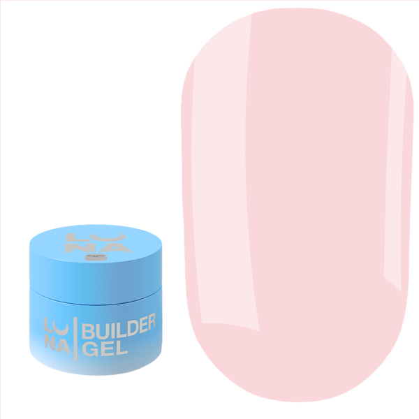 LUNA Gel Premium № 09 NEW - камуфлюючий гель (рожево-персиковий), 15 мл