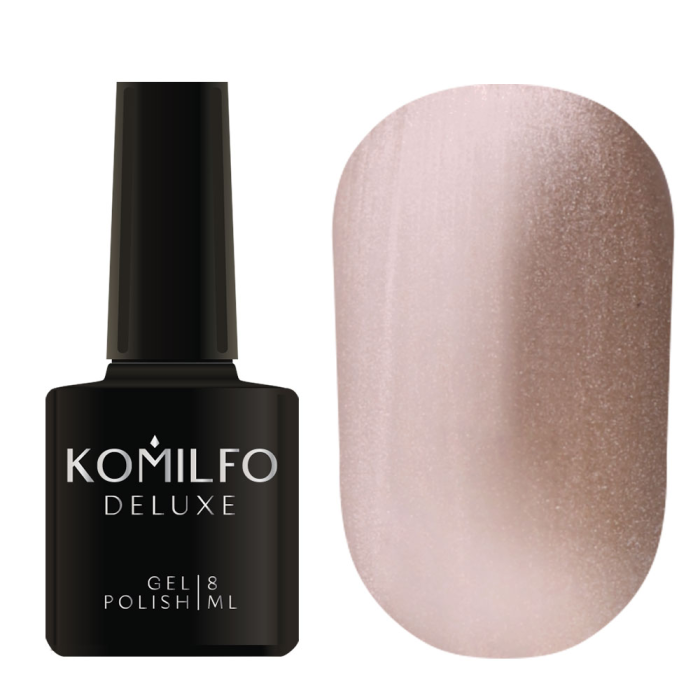 Гель-лак котяче око Komilfo Gel Polish Airy Cat №002, бежевий, 8 мл