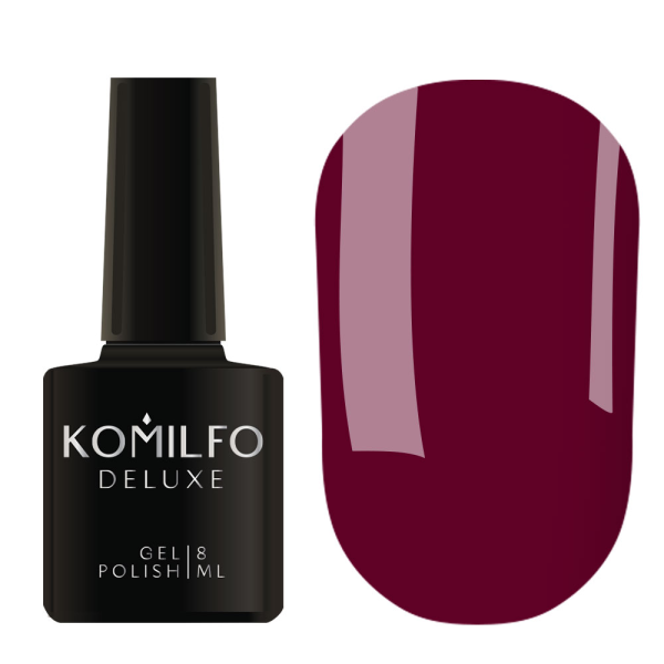 Гель-лак Komilfo Birthday Special Collection №002, бордовий, 8 мл