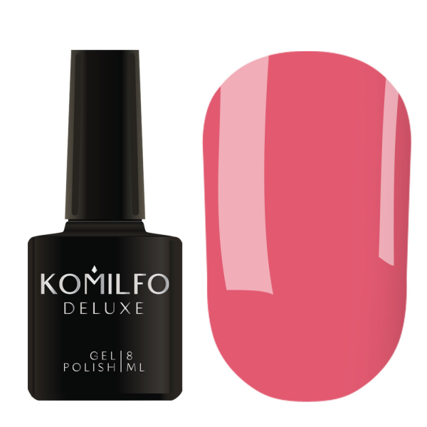 Гель-лак Komilfo Birthday Special Collection №004, коралово-рожевий, 8 мл