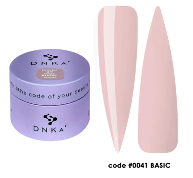 Гель для наращивания DNKa Builder Gel New Formula #0041 Basic, персиковый нюд, 30 мл