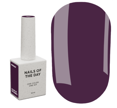 Гель-лак NAILSOFTHEDAY Color Of The Month Januar 2026 Midnight, сливовий, 10 мл