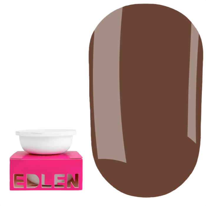Змінний картридж Edlen Builder Gel Coffee in Lviv №74 - гель для нарощування, коричневий теплий,30 м