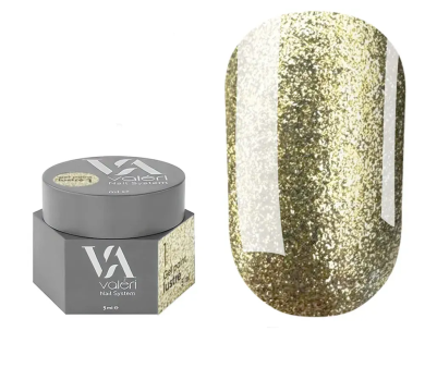Гель-фарба Valeri Gel Paint Lustre New 01, золота, 5 мл
