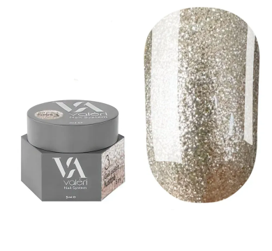 Гель-фарба Valeri Gel Paint Lustre New 03, рожеве золото, 5 мл