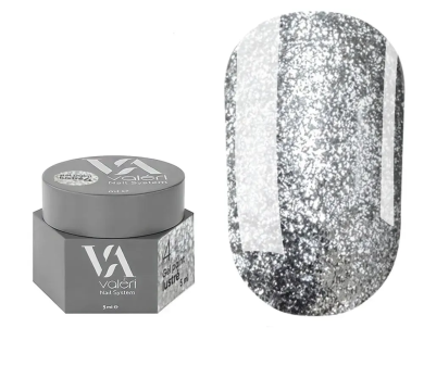 Гель-краска Valeri Gel Paint Lustre New №04, серебро, 5 мл