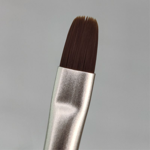 Кисть для геля Valeri Gel Brush New с колпачком, овальная, 8 мм