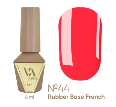 База камуфлирующая Valeri Rubber Base French New №044, ярко малиновая, 6 мл
