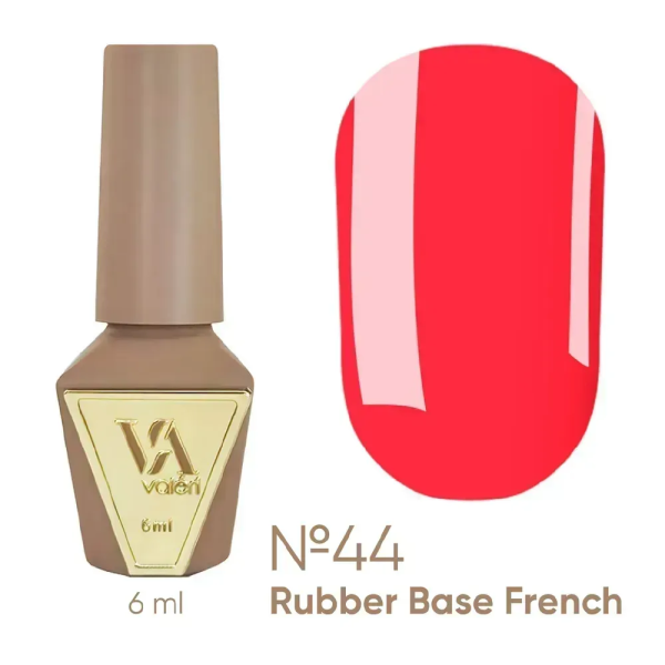 База камуфлирующая Valeri Rubber Base French New №044, ярко малиновая, 6 мл