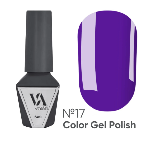 Гель-лак Valeri Color New №017, фиолетовый, 6 мл